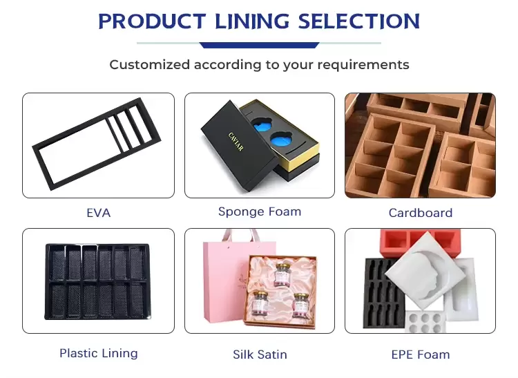 Custom makeup box packaging concept with luxury paperboard finish